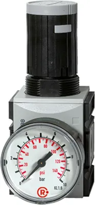 Produktbild von Riegler Präzisionsdruckregler »FUTURA«, mit Mano, BG 1, G 1/4, 0,1-1 bar