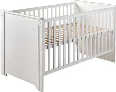 Produktbild von roba Kombi-Kinderbett 'Maxi', 70x140 cm,  3-fach höhenverstellbar, umbaubar zum Juniorbett