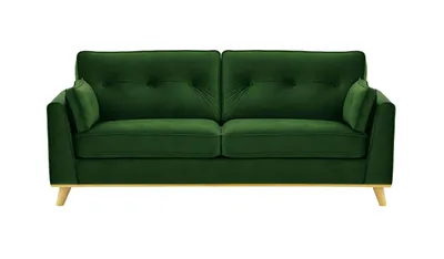 Produktbild von SLF24 - Dreisitzer-Sofa Farrow - dunkelgrün - Velluto 10