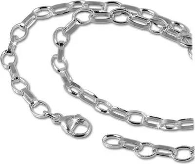Image de SilberDream Chaîne à breloques 925 argent sterling 45cm Charms Collier D2FC0021