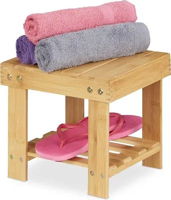 Produktbild von Famanu Bamboe Hocker bis 100 kg - Natur