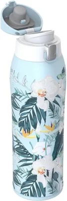Produktbild von Famanu Edelstahl Trinkflasche – Isolierte Thermosflasche – 750ml – BPA-frei & Auslaufsicher