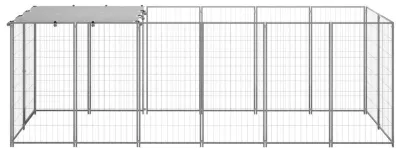 Image de Parc pour chiens - Cage pour chiens - Enclos pour animaux - Grande taille : 330 x 110 x 110 cm - Acier