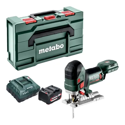 Image de Metabo STA 18 LTX 150 BL Scie sauteuse sans fil 18 V 150 mm Brushless + 1x batterie 4,0 Ah + chargeur + Metabox