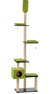 Produktbild von Silvio Design Katzenbaum Bashira grün, Anthrazit, Grün, 22027104