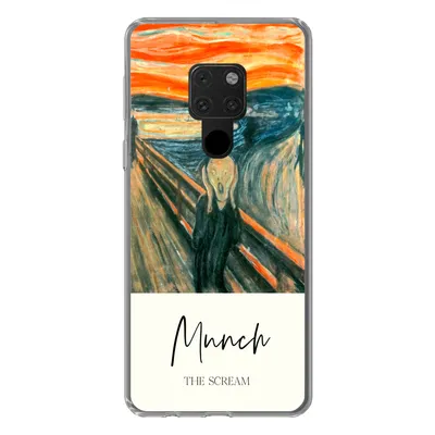 Produktbild von MuchoWow® Handyhülle Schutzhülle Hülle für Huawei P40 Lite Der Schrei - Edvard Munch - Alte Meister Silikon Softcase Handy Hülle - Handy