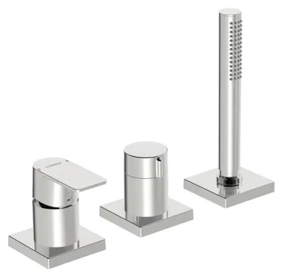Zdjęcie produktu dla Hansa Stela - Bateria wannowa, 3-otworowa, chrom 57319473