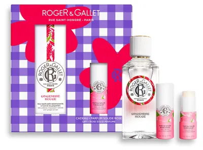 Immagine prodotto di Set regalo profumo Roger & Gallet per donna, fragranze Gingembre Rouge e Rose, rivitalizzanti