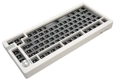 Obrázek produktu pro Sada pro sestavení vlastní mechanické klávesnice s možností výměny kláves za chodu, 81 kláves, 2,4 GHz, Bluetooth 5.0, USB-C, samostatné řady kláves, kompatibilní s 5pinovými a 3pinovými klávesovými tyčinkami
