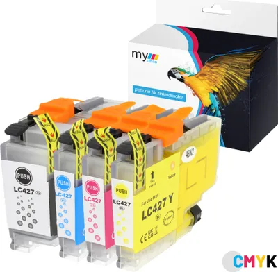 Produktbild von Tinte "LC427XL" für Brother HL-J6010DW MFC-J5955D MFC-J6955DW MFC-J6955DW MFC-J6957DW CMYK