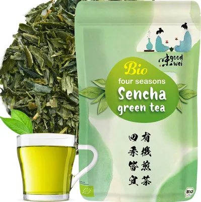 Obrázok produktu pre Zelený čaj Sencha "Four Seasons" z ekologického pestovania, 250g