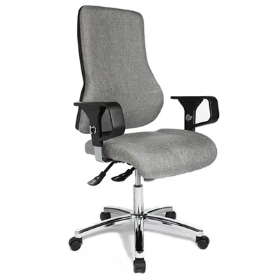 Produktbild von TOPSTAR Top Point Deluxe Bürostuhl grau