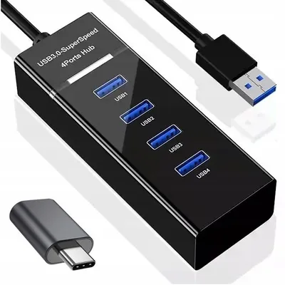 Obrázok produktu pre USB rozbočovač s 4 portami USB 3.0