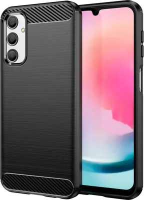 Obrázek produktu pro Karbonové pouzdro kompatibilní se Samsung Galaxy A23 5G flexibilní silikonové karbonové pouzdro černé