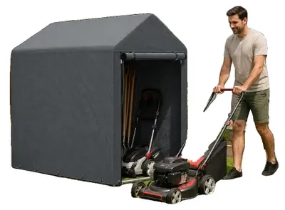 Imagen del producto de Caseta de herramientas, entrada con cremallera, diseño impermeable, G98
