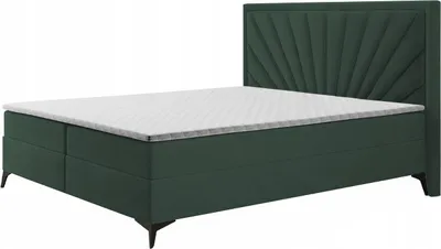 Produktbild von Boxspringbett SANI , Topper Federkern , 160 x 200 cm , ( Gruen - Manila 35 )