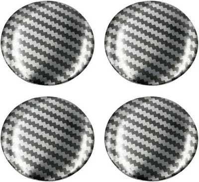 Zdjęcie produktu dla Czarny zestaw 4 kółek samochodowych, średnica 56 mm – akcesoria samochodowe