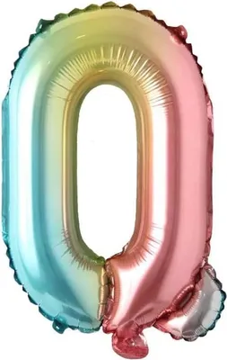 Produktbild von Grosser Folienballon Mit Der Zahl 0 Zum Geburtstag, 40 Cm, Mehrfarbig