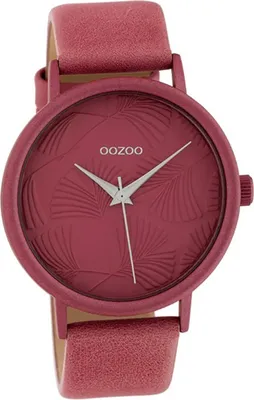 Produktbild von Oozoo Leder Damen Uhr C10396 Analog Quarzuhr Armband altrosa Timepieces D2UOC10396