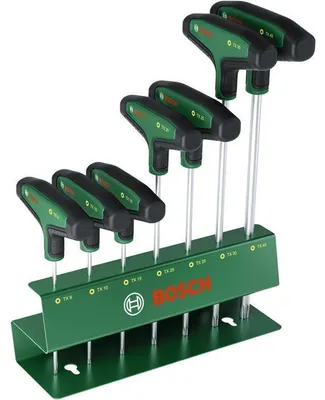 Produktbild von Handwerkzeuge Torx-Schraubendreher-Set mit T-Griff 7-teilig