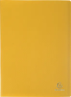 Produktbild von Exacompta 20x Sichtmappe A4 flexiblem Polypropylen, opak, 20 Hüllen, Gelb, 8529E