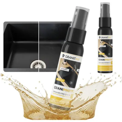 Produktbild von Granitan - Granitspüle - Küchenspüle - mit Imprägnierung - Spülbecken