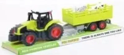 Image de Tracteur avec animaux