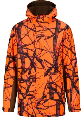 Productafbeelding van Drückjagd jas, model Keiler Plus, voor heren (oranje camouflage), maat 4XL