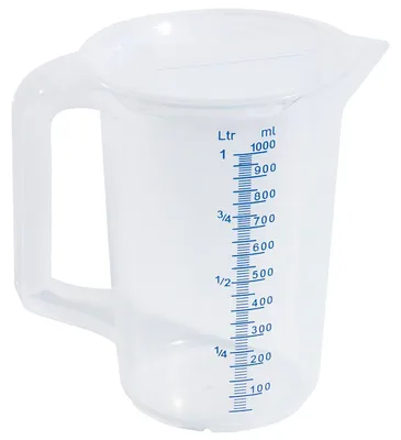 Produktbild von CONTACTO Messbecher mit Deckel, Inhalt: 2,00 Liter, Höhe: 200 mm, ø: 150 mm