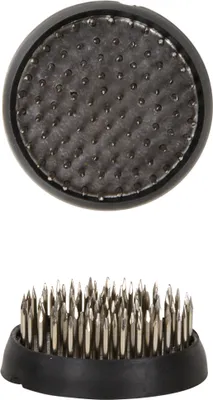 Produktbild von Esschert Design Kenzan S, Stängelpflanzenhalterung, Thermoplastischer Gummi (TPR), Metall, Edelstahl, Schwarz, Edelstahl, Rund, 4,3 cm, 16 mm