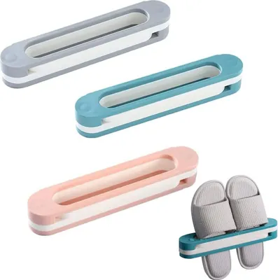 Produktbild von 3Pcs Schuhhalter Wand Schuhregal Schuhregal zur Wandmontage,Schuh-Organizer Wandmontiertes Schuhregal,Schuhhalter Faltbar Wand Montiert,mit Haken für Schrank, Eingang, Küche