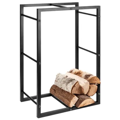 Produktbild von ProGarden Kaminholzständer Rechteckig 45x28x70 cm Schwarz