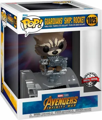 Immagine prodotto di Funko Pop! Deluxe Marvel: Statek Strażników Galaktyki z Rocketem - Ekskluzywna Figurki
