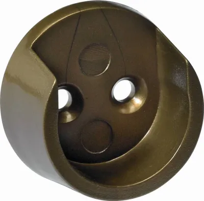 Produktbild von Hettich Schrankrohrlager für runde Schrankrohre Ø 20 mm, goldfarben
