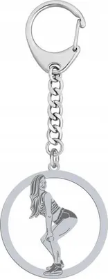 Image de Porte-clés Twerking Twerk 925 ARGENT CADEAU GRAVURE E
