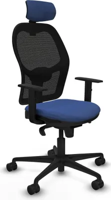 Image de Chaise de bureau Piqueras y Crespo 1D036N2 bleu marine