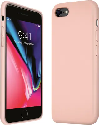 Immagine prodotto di Custodia Apple iPhone 7 / 8 / SE 2 protezione del telefono cellulare copertura in silicone gel custodia del telefono cellulare, rosa