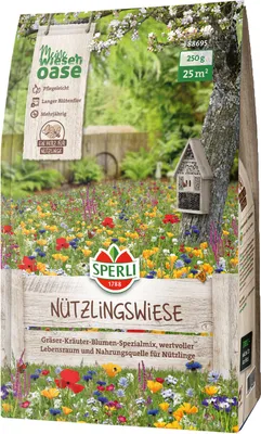 Artikelbild 1 von 'Nützlingswiese (250 g)' aus der Kategorie Insektenwiese