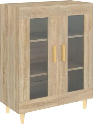 Obrázek produktu pro Příborník dub sonoma 69,5 x 34 x 90 cm kompozitní dřevo