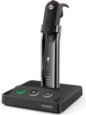 Immagine prodotto di YEALINK Yealink WH63 Cuffia UC portatile Gancio per orecchio senza fili, fascia per la testa, fascia per il collo Ufficio/Centro chiamate Supporto di ricarica Nero