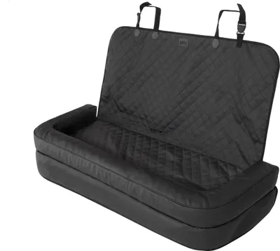Produktbild von Transportbox BACK ( 135 x 45 cm ) für Hunde – Kofferraum Hundebett & Schutzmatte, abnehmbarer Bezug, rutschfest – Doggy