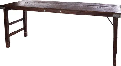 Produktbild von home24 Klapptisch - Mangoholz Massiv - Braun
