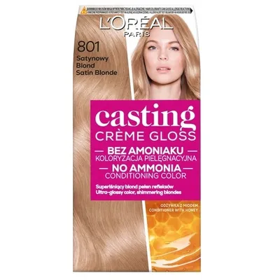 Obrázek produktu pro Farba do włosów L'Oreal Casting Creme Gloss 801 Satynowy Blond