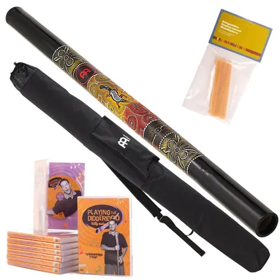 Immagine prodotto di Didgeridoo starter pack nero - Inclusa borsa di trasporto e corso