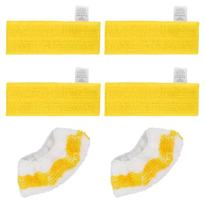 Ersatz-Mikrofasertücher, 6 Stück, für Kärcher EasyFix