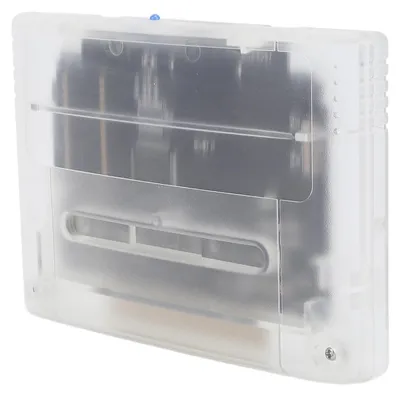 Imagen del producto de Cartucho de juego profesional 3000 en 1, tarjeta de memoria de 8 GB, alta velocidad, multifuncional, para consola de juegos SNES/SFC, color blanco transparente