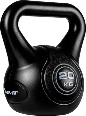 Produktbild von MOVIT Kettlebell Kugelhantel Rundgewicht Kugelgewicht Schwunghantel 20 kg schwarz