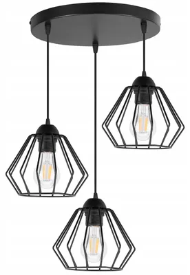 Produktbild von Diamant Pendelleuchte Loft LED – Moderne Hängelampe Deckenleuchte Kronleuchter Design