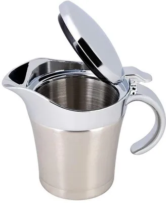 Produktbild von Isolierter Doppelwand-Gefrierbehälter aus Edelstahl 450/750 ml - Staubdichter Deckel - Hygienisches Design - Einfache Öffnung