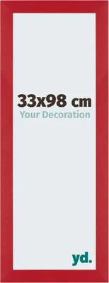 Produktbild von Bilderrahmen, 33x98 cm, Rot, MDF, Mura